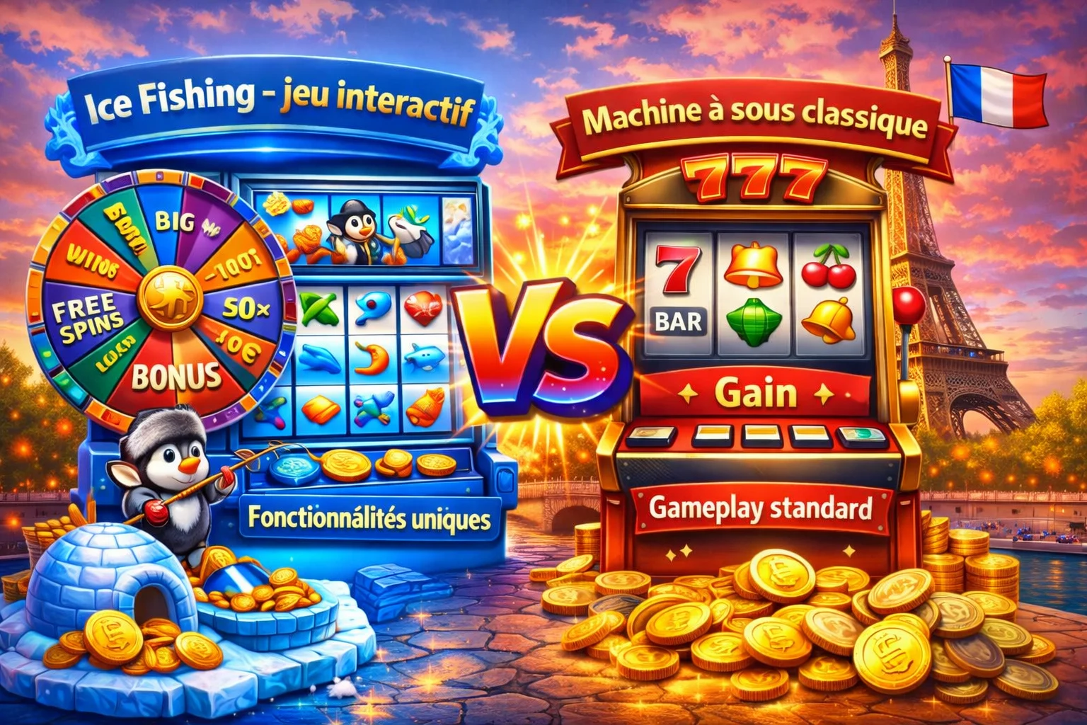 En quoi Ice Fishing Casino diffère-t-il d’un slot traditionnel ?